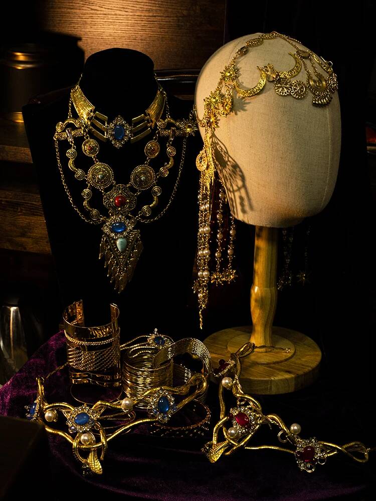 Cosplay Prop Making - Cos tocado egipcio accesorios de Metal
