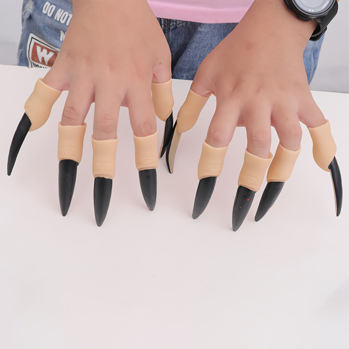 Easy Cosplay Prop - 20 unidades de accesorios para uñas
