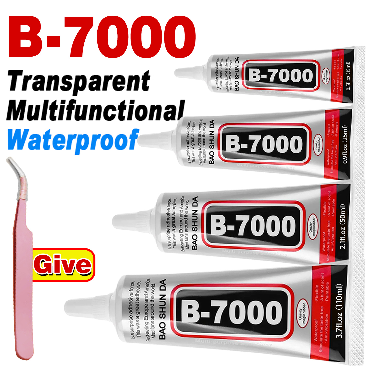 Contact Cement Glue - Pegamento B7000 original B7000 Adhesivo impermeable