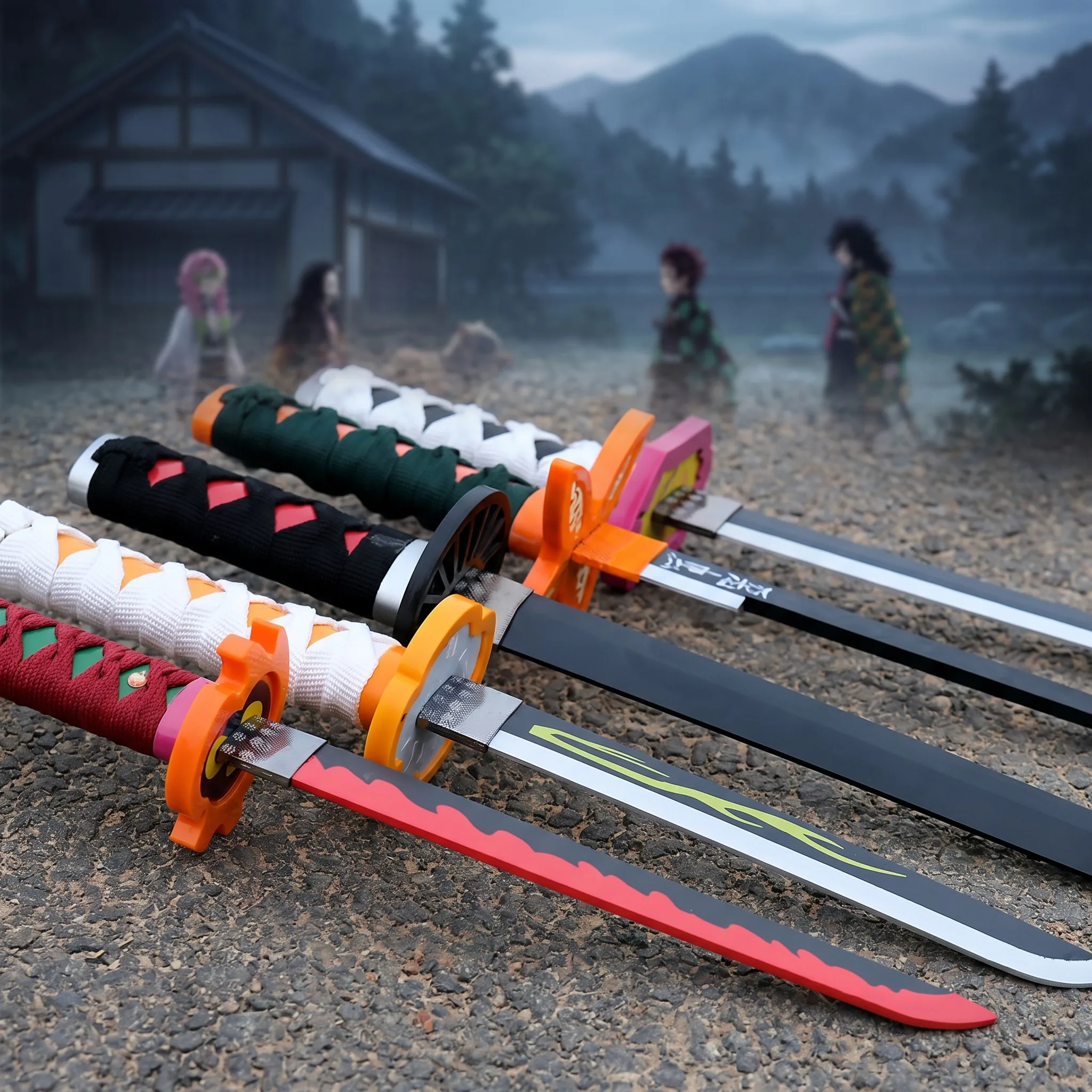 Espada de Anime Demon Slayer d - Cosplay Prop Dagger reseña y precio